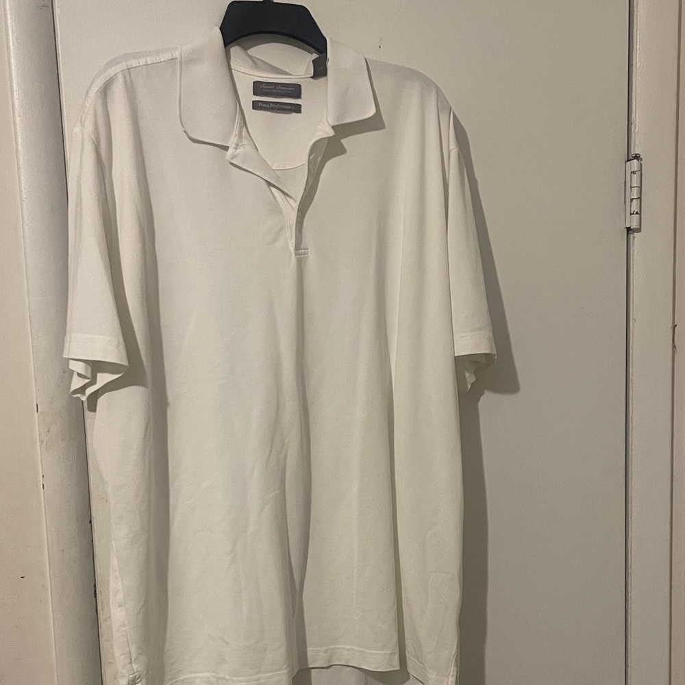 Tommy Bahama Men's Classic White Polo